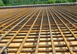 zbrojenie, strop, budowa domu