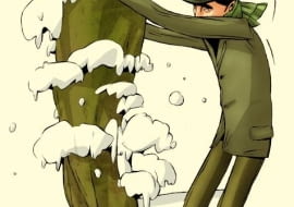 Mokry śnieg grozi połamaniem iglaków, szczególnie kolumnowych odmian, dlatego warto go często strząsać a krzewy obwiązywać