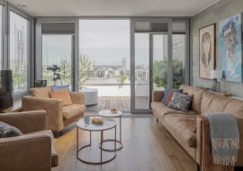 Pod kopułą nieba - mieszkanie na warszawskim Mokotowie