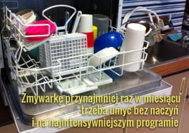 Regularnie też oczyszczajmy filtr zmywarki