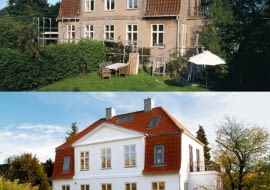 stary dach, naprawa dachu, duży dom, dom jednorodzinny, remont dachu