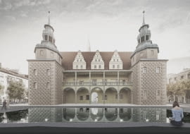 Rynek miejski w Brzegu. Proj. Maćków Pracownia Projektowa