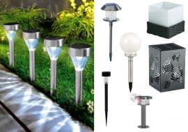 Solarne lampy ogrodowe