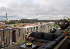 Mieszkanie na Powiślu z imponującym widokiem