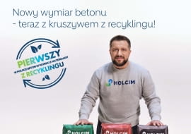 Pierwszy w Polsce beton workowany z kruszywem z recyklingu betonu
