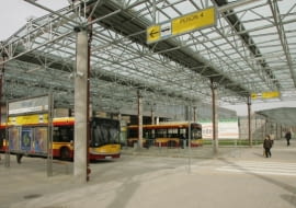 27.10.2008 WARSZAWA , METRO WARSZAWSKIE , STACJA METRA MLOCINY , WEZEL KOMUNIKACYJNY MLOCINY .