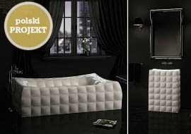 Marmorin, Eva Minge, meble łazienkowe, łazienka glamour, modna łazienka