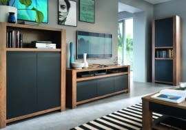 Witryny nowoczesne do salonu