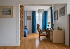 Mieszkanie po generalnym remoncie. Ocalono ducha przedwojennej Warszawy