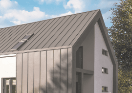 Panel dachowy na rąbek Blachy Pruszyński kolor grafit