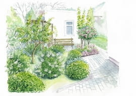 projekt z drzewami owocowymi