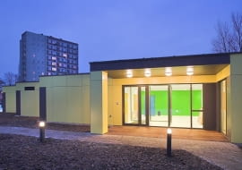 Przedszkole modułowe na warszawskiem Targówku, projekt Płaskowicki