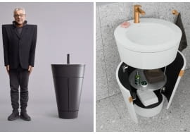 Starck Barrel - umywalka i szafka podumywalkowa od znanego projektanta