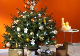ozdoby choinkowe, świąteczna choinka
