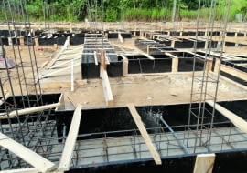 Szalunki ław fundamentowych