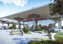 Dworzec Metropolitalny w Lublinie. Proj. Tremend.