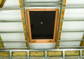 okno dachowe, stelaż, poddasze