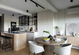 Aranżacja mieszkania projektu Hanna Pietras Architects