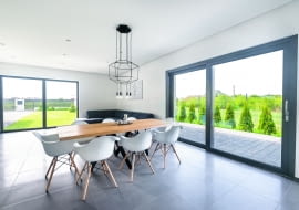 okna aranżacja wnętrz design energooszczędność duże przeszklenia