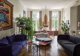 Mieszkanie z duszą – artystyczna wizja w zabytkowej warszawskiej kamienicy