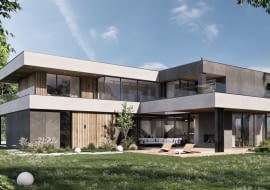 320-metrowy dom w Oławie - aranżacja projektu pracowni Tissu