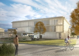 Zero-energetyczna biblioteka publiczna w Kalifornii. Proj. Andrzej Kaczmarek