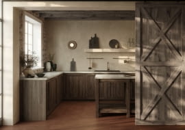 Woodeco_Dąb Lumberjack Smoke PD3097_Dąb Carpenter Coffe PD3100_Piaskowiec Grigio PK9042