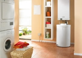 Kocioł wiszący z zasobnikiem to najczęściej kupowany zestaw wśród urządzeń kondensacyjnych