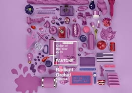Pantone, Radian Orchid, design, kolor roku 2014, modny kolor 2014, fioletowy, wnętrza, dodatki do wnętrz