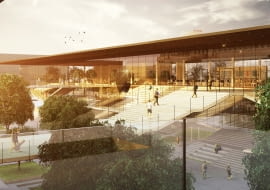 Sklep Apple na pl. Defilad w Warszawie