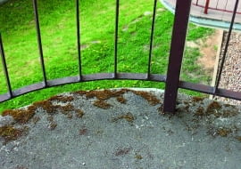 balkon, płytki ceramiczne