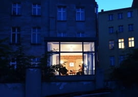 Przeszklona kostka - pomysł na mieszkanie Ostrów Tumski Wrocław