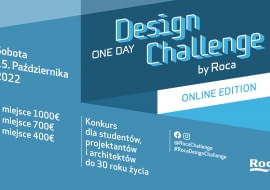 „Roca One Day Design Challenge” – przed nami IV edycja konkursu dla młodych architektów i projektantów