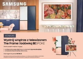 KONKURS na projekt wnętrza z telewizorem Samsung The Frame i lodówką Bespoke