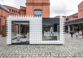LODOVNIA - nowa lodziarnia na placu przed Starym Browarem w Poznaniu, projekt: mode:lina