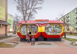 Dwumodułowy “Batyskaf” UFO w Białej Podlaskiej,