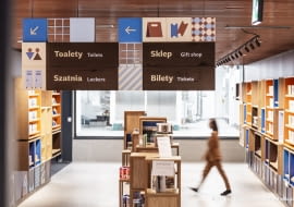 Wayfinding Fabryki Czekolady Wedel - Studio Blisko