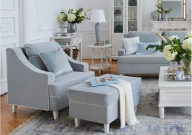 Fotel NOTTING HILL MV błękitny