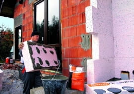 ocieplenie styropianem, styropian, budowa domu