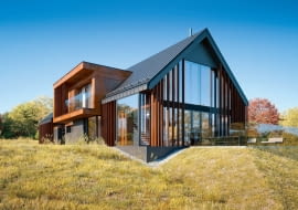 Duży, nowoczesny dom na wsi