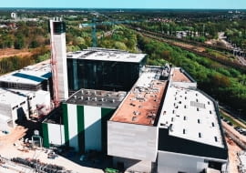 Prace nad zielonym dachem Zakładu Unieszkodliwiania Stałych Odpadów Komunalnych w Warszawie?
