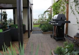 taras, balon, ogrody na dachu