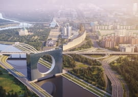 Tower of the Sun w Nur-Sułtanie. Proj. Fundamental Architects i Omega Render.