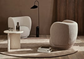 Rico Lounge Chair - Soft Bouclé