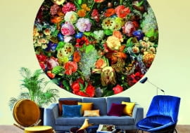 Rajski ogród. Spektakularny dywan Eden Queen projektu Marcela Wandersa (Moooi Carpets) króluje we wnętrzu