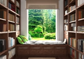 Przytulny kącik do czytania