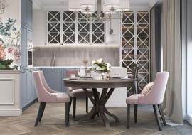 Przytulne wnętrza i kwiatowe motywy - projekt od MIKOŁAJSKAstudio