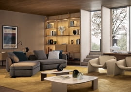 nowoczesny regał do salonu