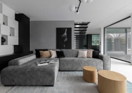 Dom dla 5-osobowej rodziny w minimalistycznym stylu