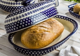 Chlebak Ceramika Bolesławiec - dek. 166A (drugi gatunek)